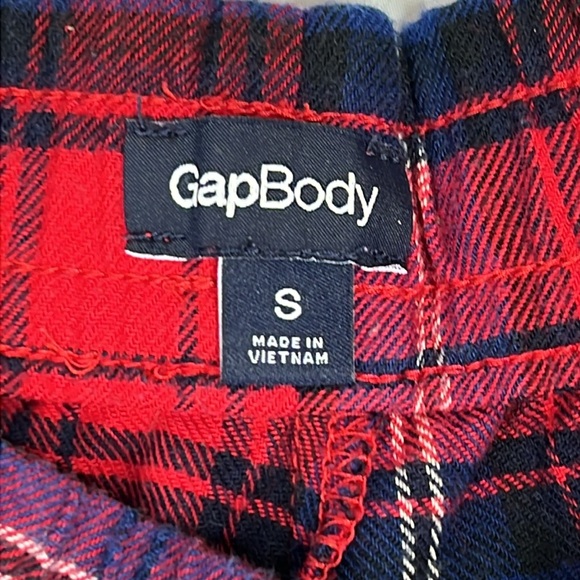 Gap Body Women’s Red Plaid PJ Lounge Pants Size S - Picture 6 of 7